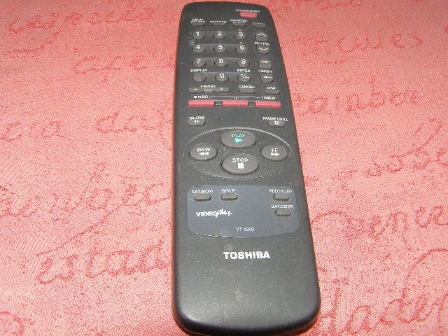 Preview of the first image of Remote control for VCR Model Toshiba VT-426B.