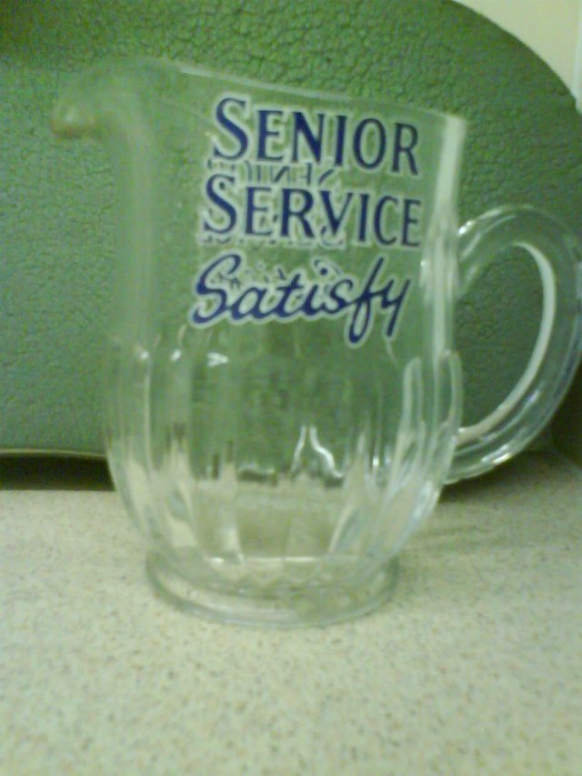 Preview of the first image of SENIOR SERVICE WATER JUG- 1950'S/ 1960'S.