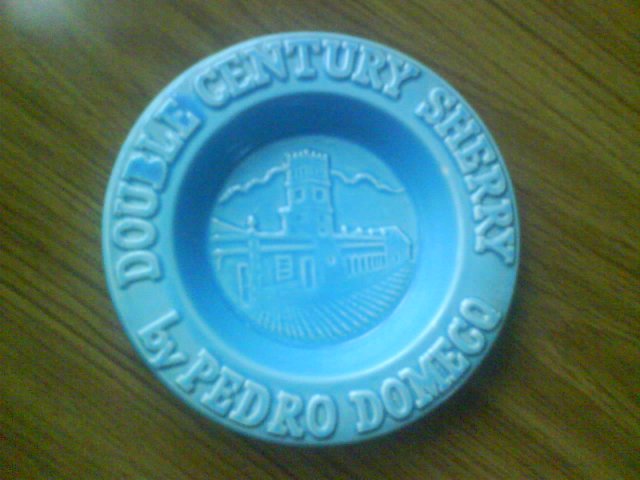 Preview of the first image of DOUBLE CENTURY SHERRY ASHTRAYS - 1960'S.