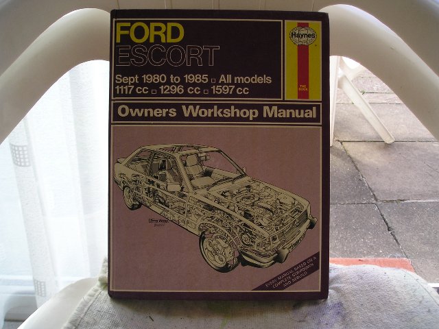 Preview of the first image of WORKSHOP MANUAL(Ford Escort).