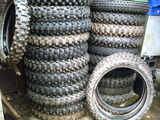 Preview of the first image of Part Worn Motocross and Enduro Tyres.
