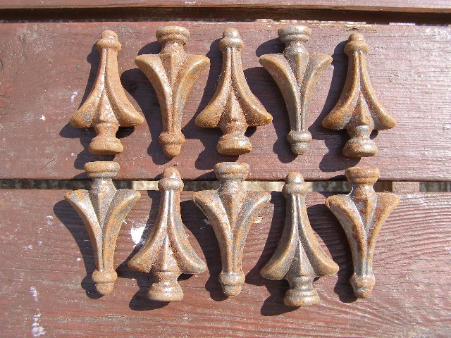 Preview of the first image of Cast metal Finials.
