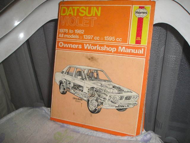 Preview of the first image of WORKSHOP MANUAL(Datsun Violet).
