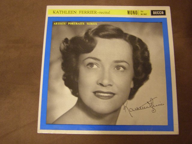 Preview of the first image of Record 10in - Kathleen Ferrier - recital (Incl P&P).