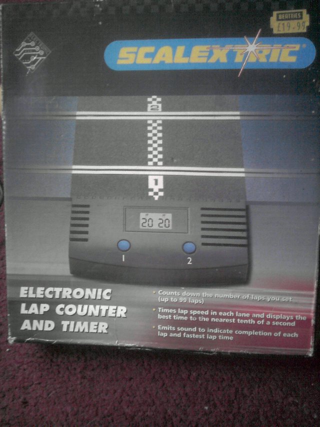 Preview of the first image of CLASSIC SCALEXTRIC LAP COUNTER NEW IN BOX.