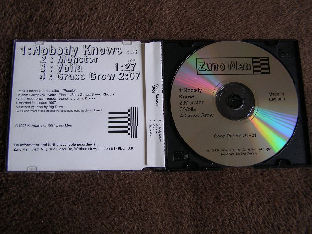 Preview of the first image of CD - Zuno Men - nobody knows (Incl P&P).