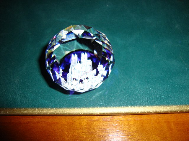 Preview of the first image of Swarovski crystal paperweights.