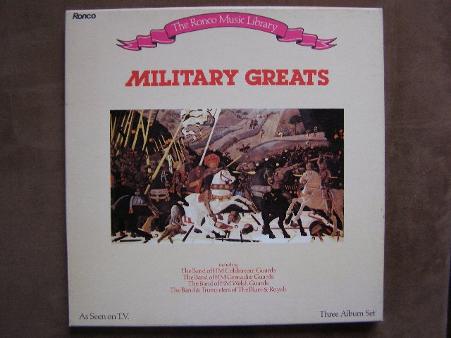 Preview of the first image of Military Greats LP on Vinyl (Incl P&P).