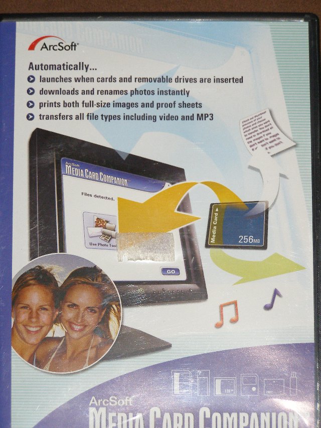Preview of the first image of Arcsoft Media Card Companion (Incl P&P).