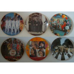 Preview of the first image of Beatles Set of 6 Plates.