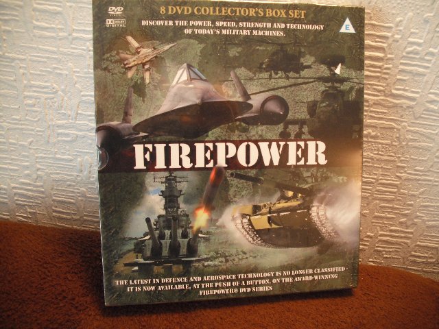 Preview of the first image of Firepower 8xDVD Boxed Set.