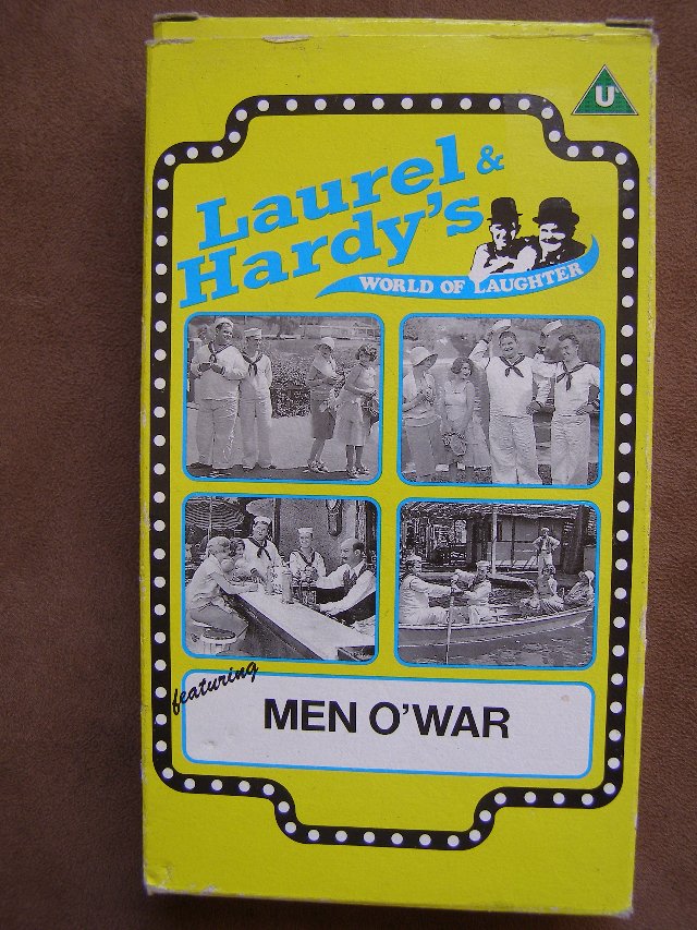 Preview of the first image of VHS - Laurel & Hardy's Men O'War (Incl P&P).