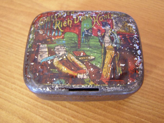 Preview of the first image of Antique Tobacco tin (Incl P&P).