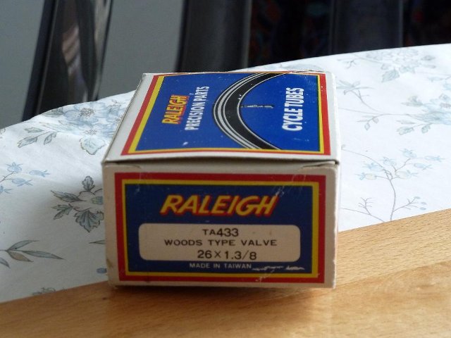 Preview of the first image of RALEIGH BICYCLE INNER TUBE.