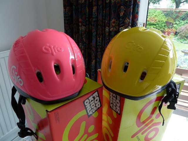 Preview of the first image of CHILDRENS CYCLE HELMETS (2),nice bright colours.