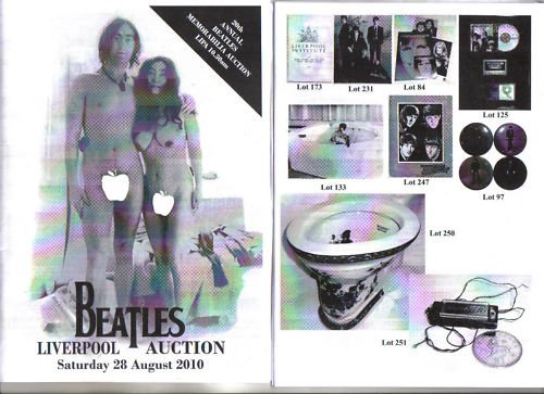 Preview of the first image of BEATLES  20th LIVERPOOL AUCTION CATALOGUE. 2010.