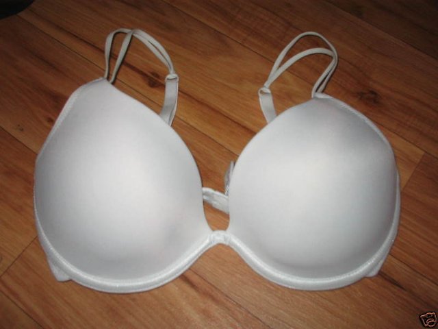 Preview of the first image of 2 X White Moulded Underwired TShirt Bra UK34D BRAND NEW.