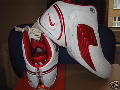Preview of the first image of NIKE AIR Red White & Silver TrainersBNWT- UK5.5 rrp£79.