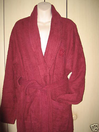 Preview of the first image of Carolina Herrerra 212 Unisex Towelling Bath Robe BRAND NEW.