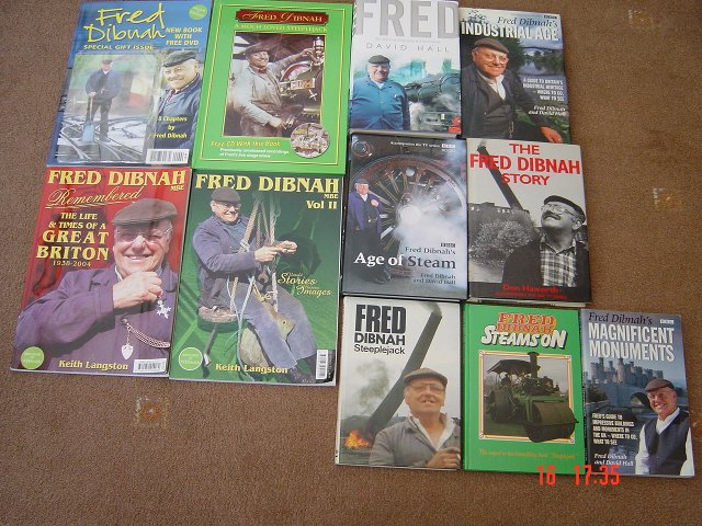 Preview of the first image of COLLECTION OF 11 BRAND NEW FRED DIBNAH BOOKS.