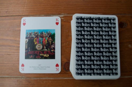Preview of the first image of Beatles Official Playing Cards Pack.