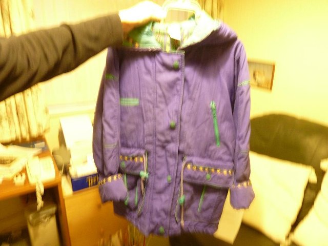Preview of the first image of GIRL'S ANORAK/JACKET - purple.