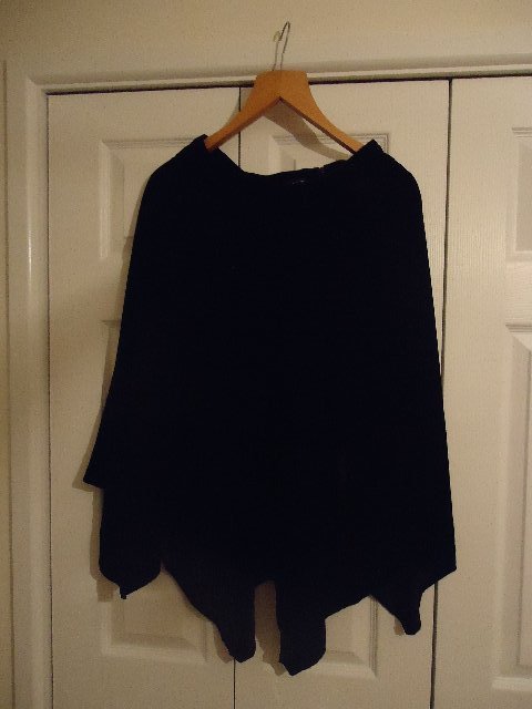 Preview of the first image of East Ladies Skirt in Black Velvet skirt.