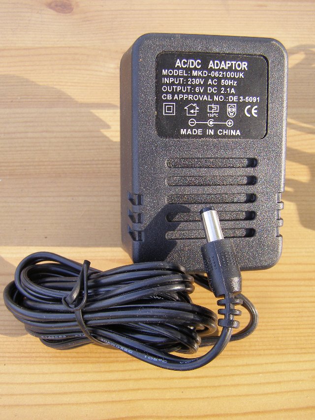 Preview of the first image of MKD 062100-UK AC Adapter (Incl P&P).