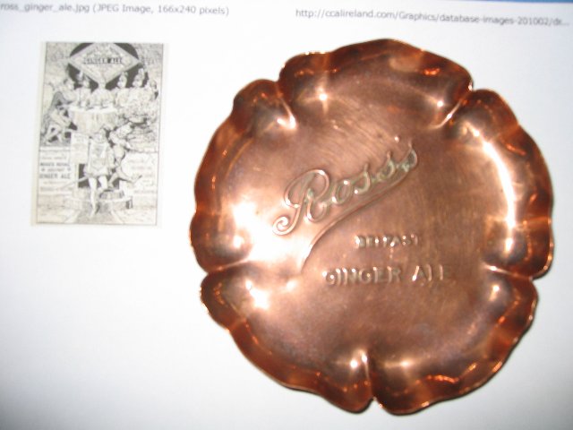 Preview of the first image of A Copper Ashtray with a pedigree..