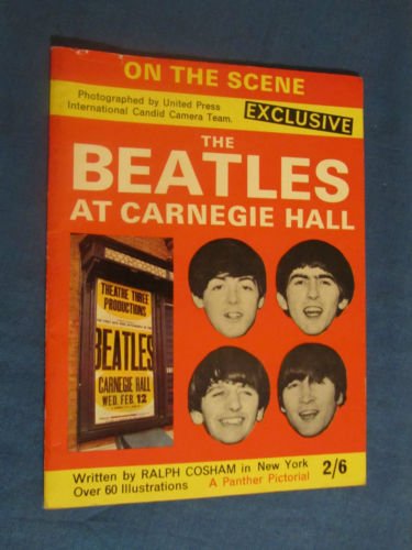 Preview of the first image of Beatles at Carnegie Hall Book published in 1964.