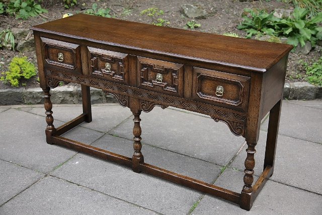 Image 3 of TITCHMARSH AND GOODWIN DRESSER BASE SIDEBOARD HALL TABLE.