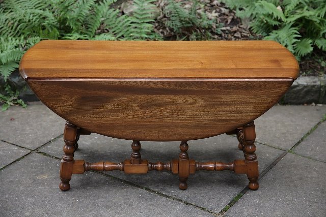 Preview of the first image of ERCOL GOLDEN DAWN SIDE END OCCASIONAL WINE SOFA COFFEE TABLE.