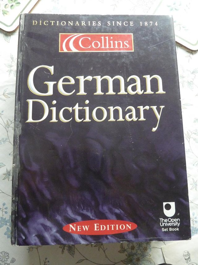 Preview of the first image of LARGE COLLINS GERMAN DICTIONARY.