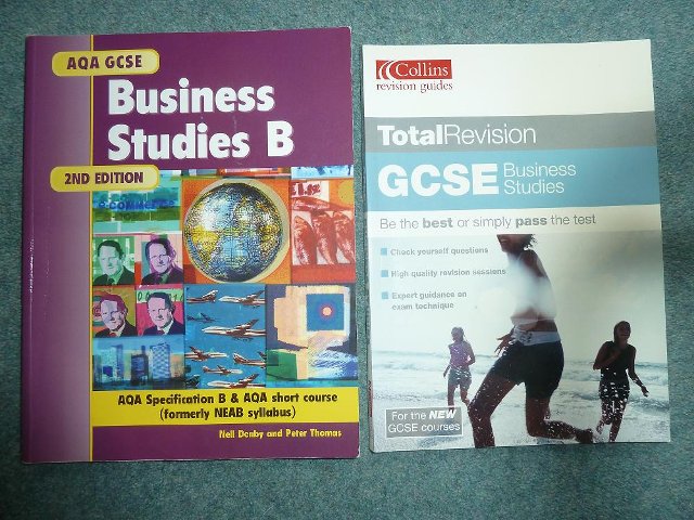 Preview of the first image of GCSE BUSINESS STUDIES books (2).