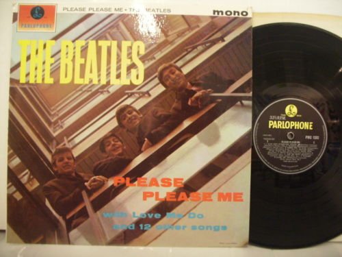 Preview of the first image of Beatles Please Please Me LP Mono Y/B Label.