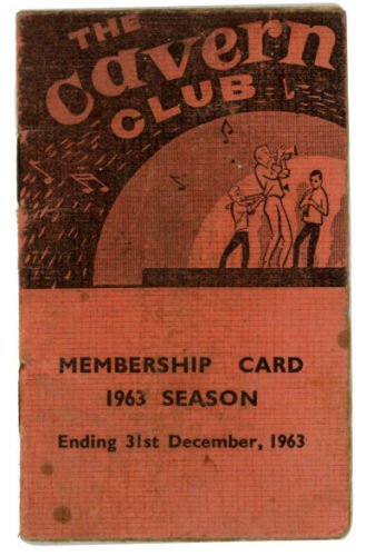 Preview of the first image of WANTED Beatles Orange 1963 Cavern Membership Card.