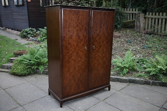 Preview of the first image of STAG MINSTREL MAHOGANY BEDROOM WARDROBE ARMOIRE CUPBOARD.