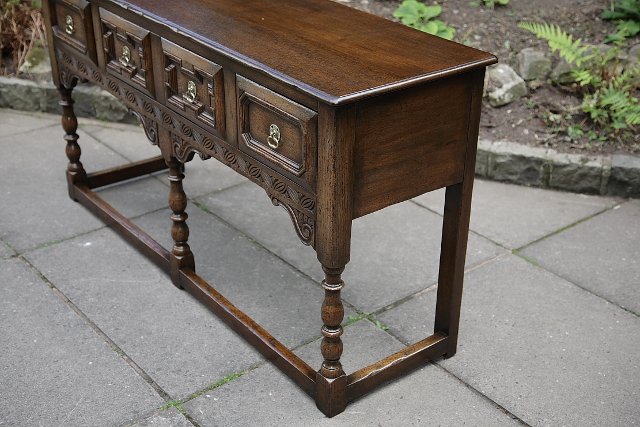 Image 4 of TITCHMARSH AND GOODWIN DRESSER BASE SIDEBOARD HALL TABLE.