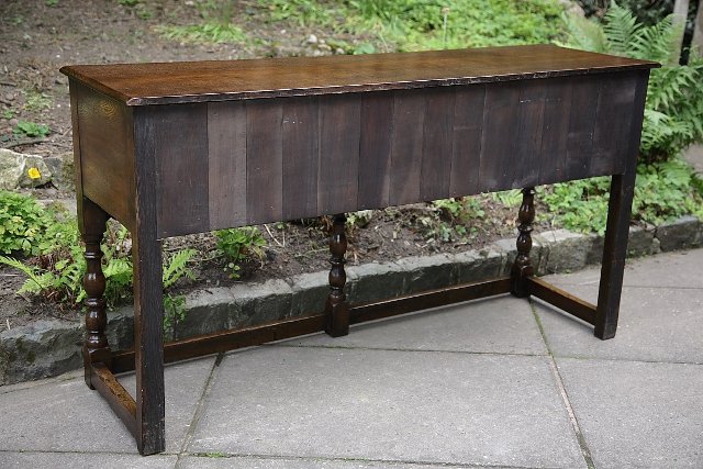 Image 11 of TITCHMARSH AND GOODWIN DRESSER BASE SIDEBOARD HALL TABLE.