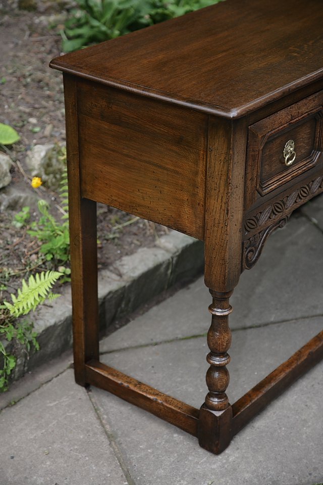 Image 14 of TITCHMARSH AND GOODWIN DRESSER BASE SIDEBOARD HALL TABLE.