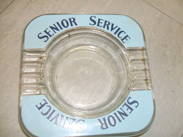 Image 3 of BREWERIANA - GLASS ASHTRAYS - SENIOR SERVICE - 1960'S