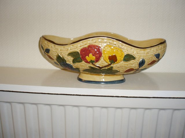 Preview of the first image of Indian Tree Handpainted Flower bowl.