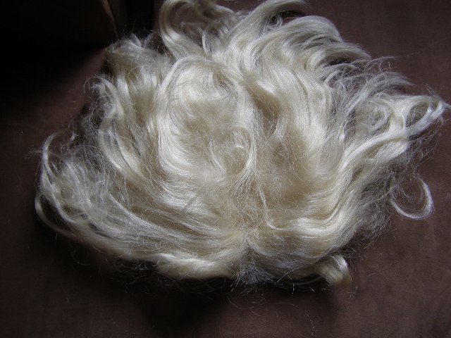Preview of the first image of Blonde Curly wig. (Incl. P&P).