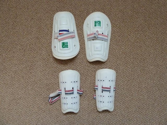 Preview of the first image of CHILD'S SHIN PADS (2) & SOCKS.