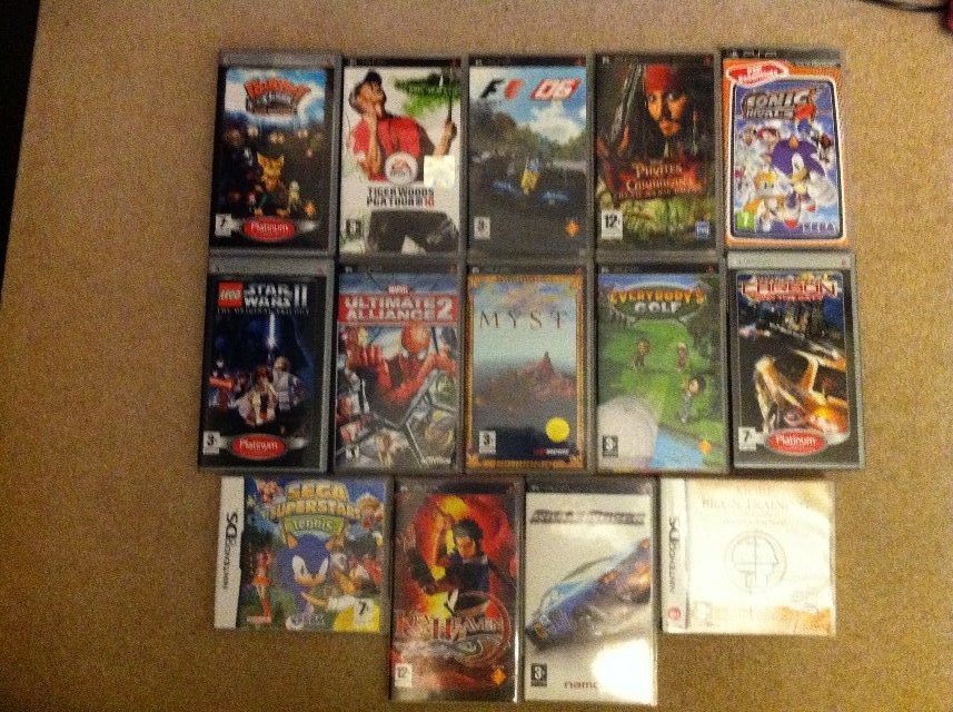 Preview of the first image of Various Games (As New) Bargain Prices.