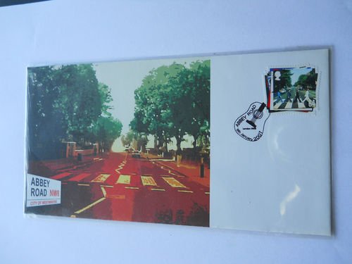 Preview of the first image of Beatles Abbey Road First Day Cover.
