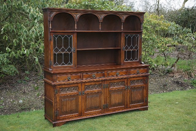Preview of the first image of OLD CHARM DRESSER BASE SIDEBOARD DISPLAY CABINET CUPBOARD..