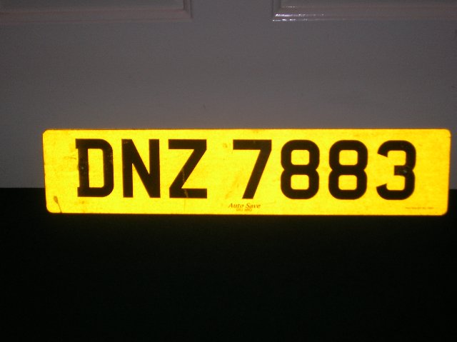 Preview of the first image of DNZ 7883 Registration number for sale..