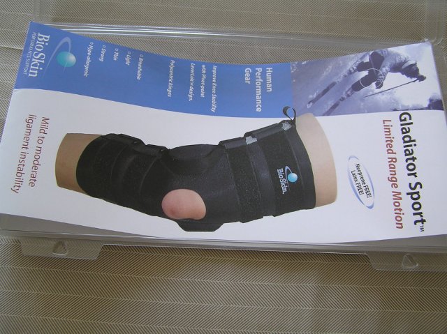 Image 2 of leg brace gladiator sport