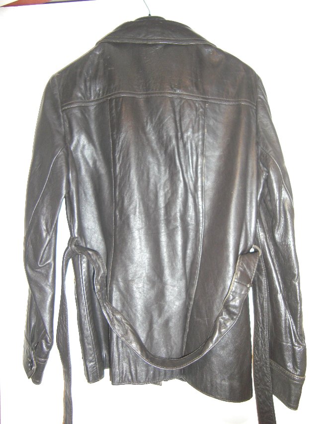 Image 2 of Ladies Dark BrownLeather Jacket